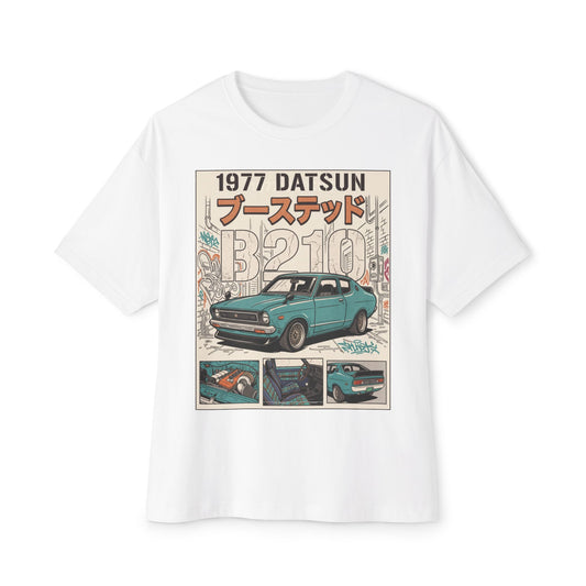 1977 Datsun 3210 Vintage Car Tee — Retro Japanese JDM Graphic T-Shirt